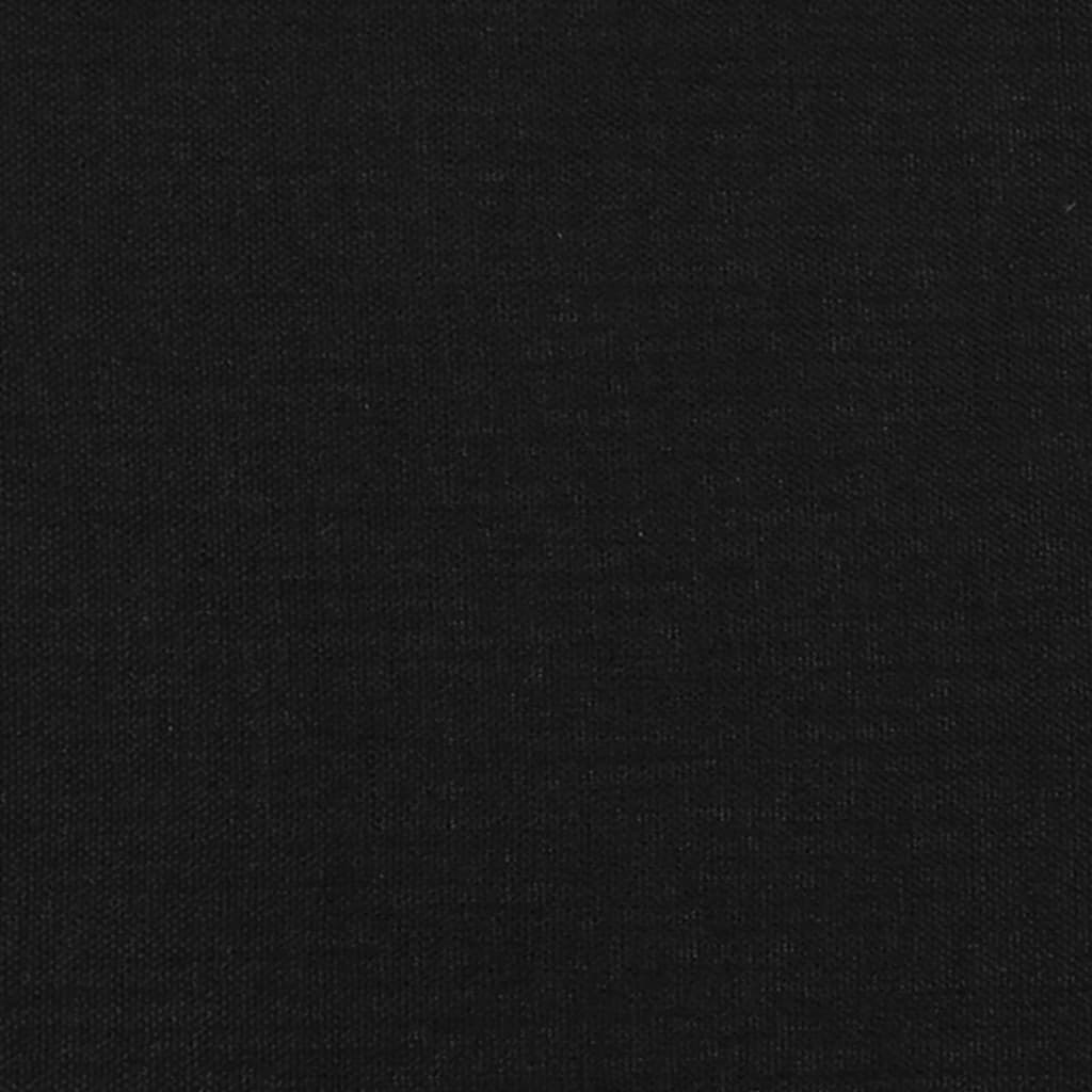 Sitzbank Schwarz 70x30x30 cm Stoff