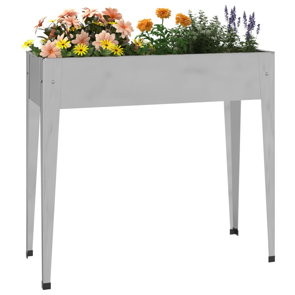 Plantekasse 100,5x40,5x90 cm Galvaniseret stål