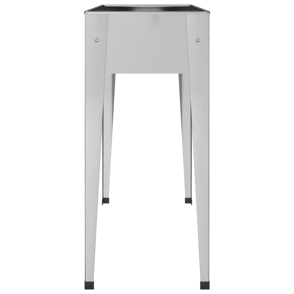 Plantekasse 100,5x40,5x90 cm Galvaniseret stål