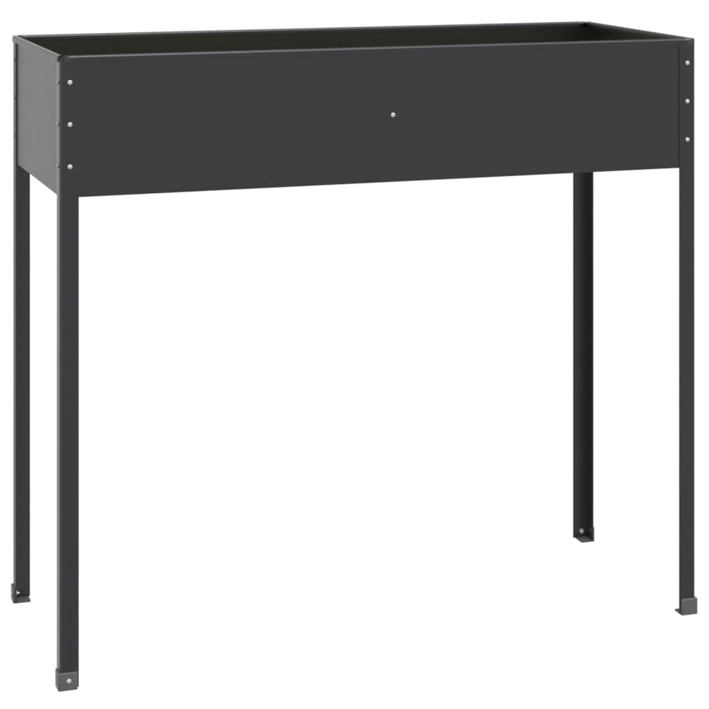 Plantekrukke Antracit 100,5x40,5x90 cm Galvaniseret stål