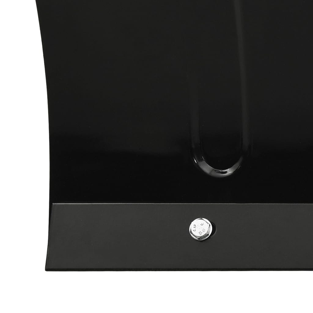 Sneblad til gaffeltruck 200x48 cm Sort