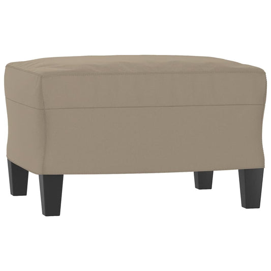 Fußhocker Taupe 60x50x41 cm Mikrofasergewebe