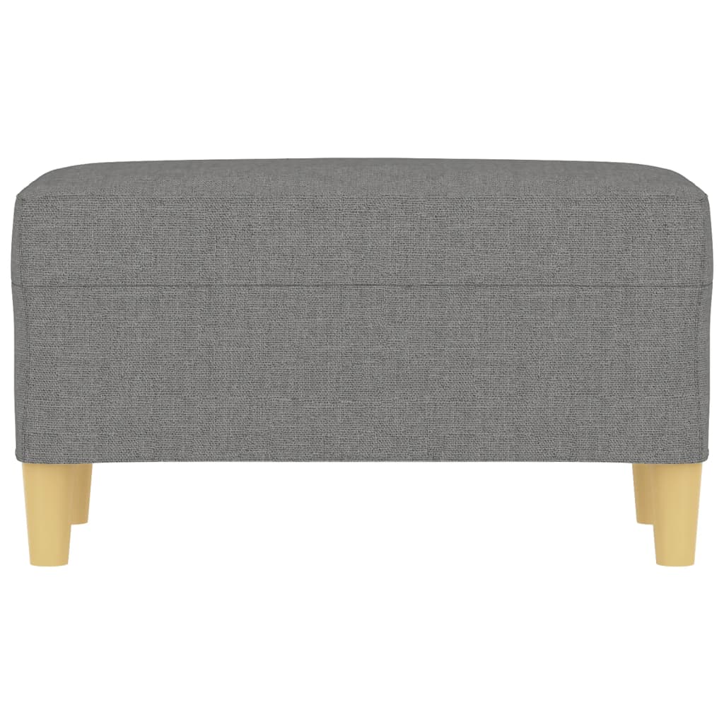 Sitzbank Dunkelgrau 70x35x41 cm Stoff