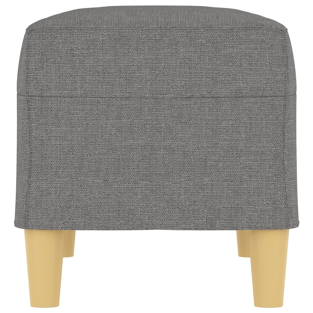 Sitzbank Dunkelgrau 70x35x41 cm Stoff