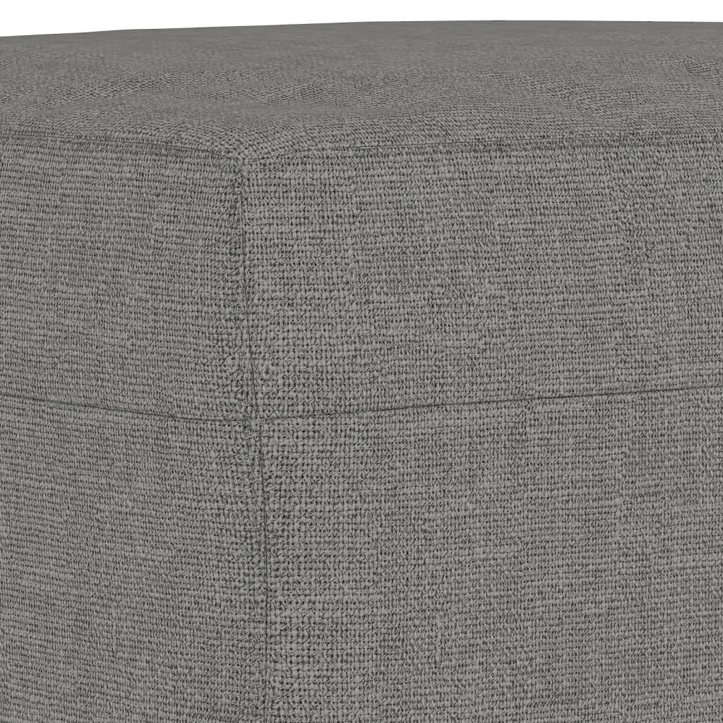 Sitzbank Dunkelgrau 70x35x41 cm Stoff