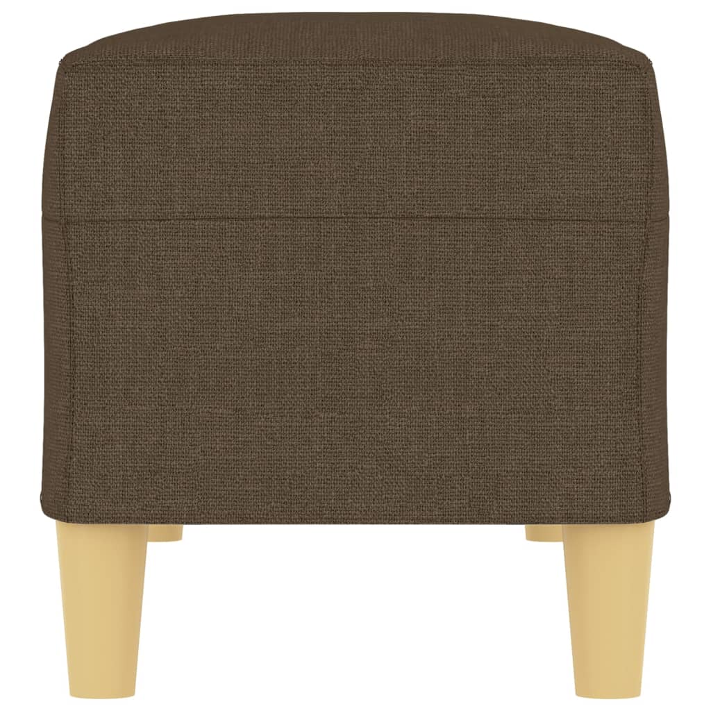 Sitzbank Braun 100x35x41 cm Stoff