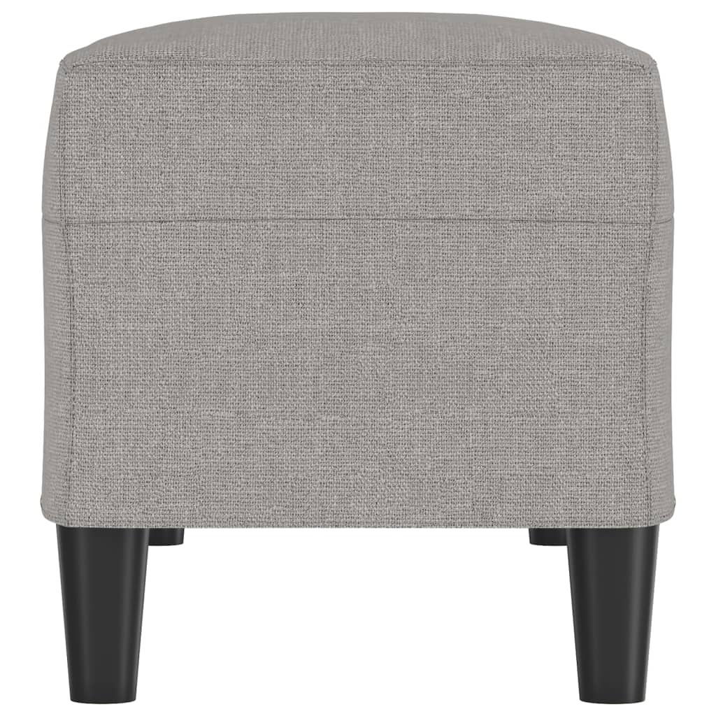 Sitzbank Hellgrau 100x35x41 cm Stoff