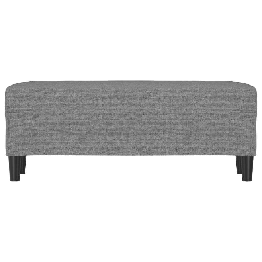 Sitzbank Dunkelgrau 100x35x41 cm Stoff