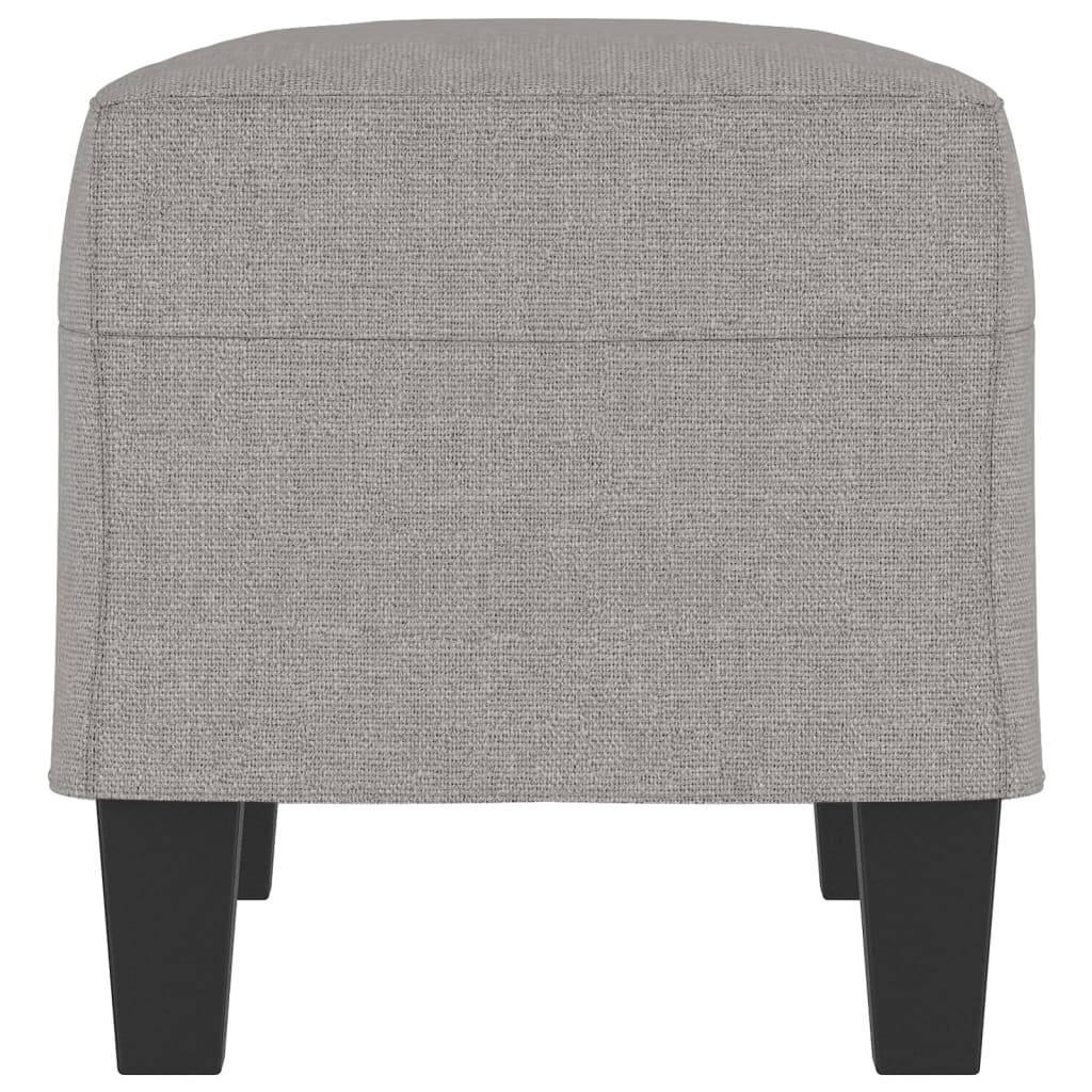 Sitzbank Hellgrau 70x35x41 cm Stoff