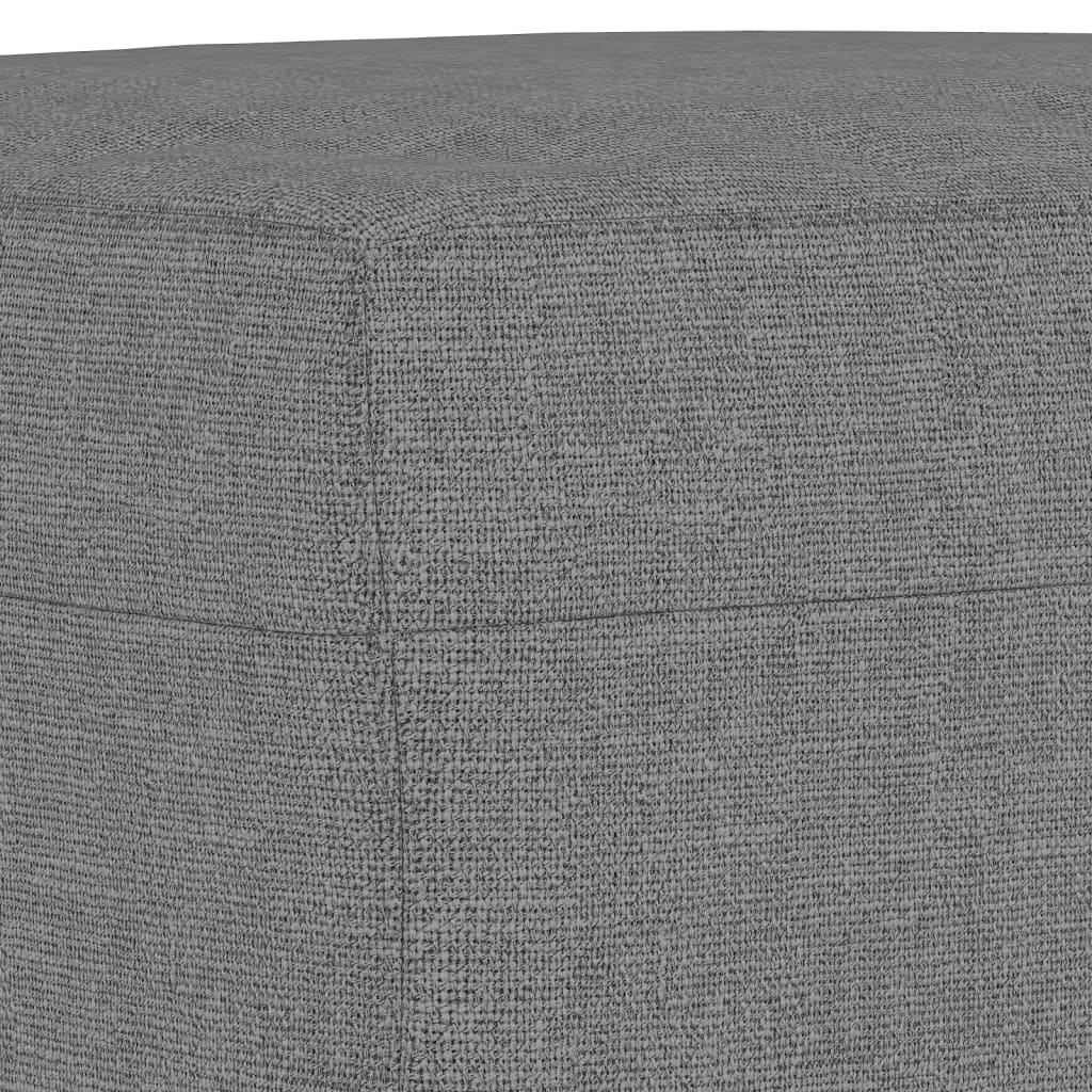 Sitzbank Dunkelgrau 70x35x41 cm Stoff