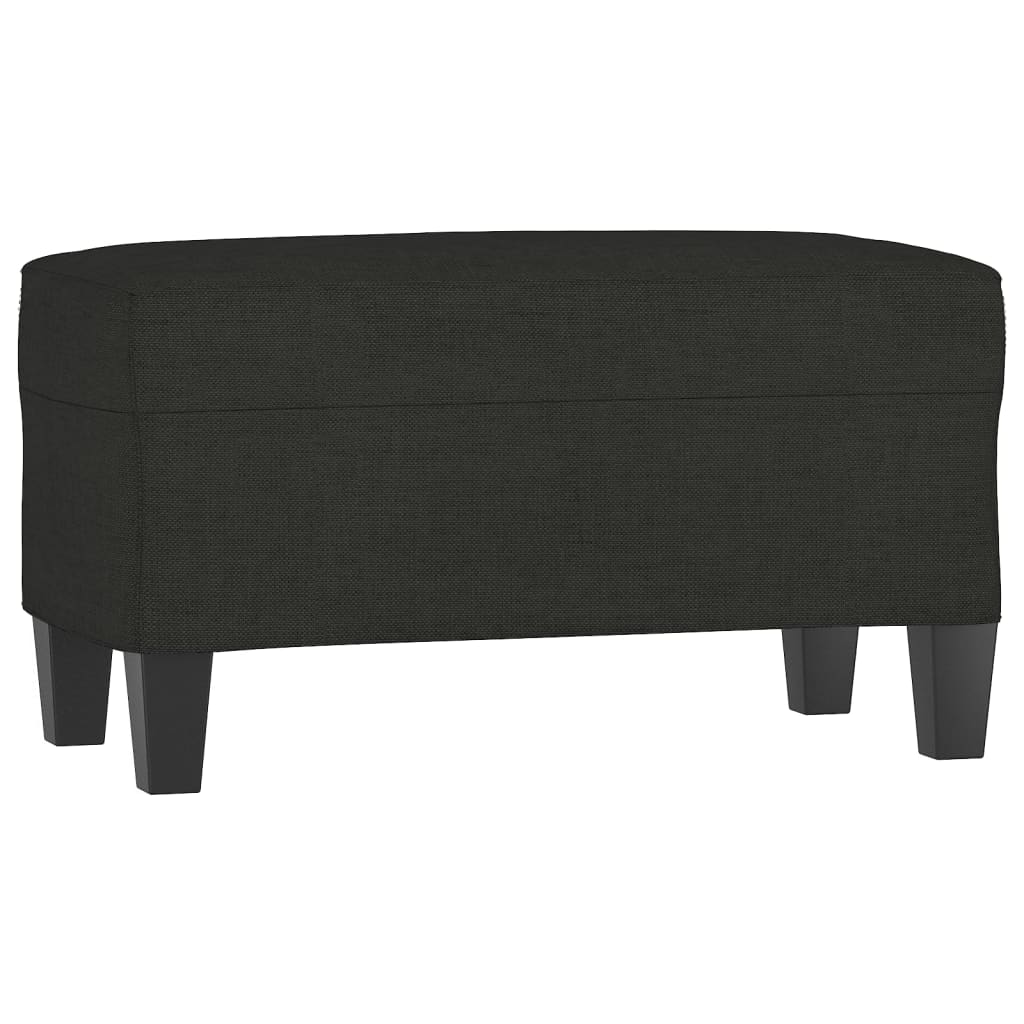 Sitzbank Schwarz 70x35x41 cm Stoff