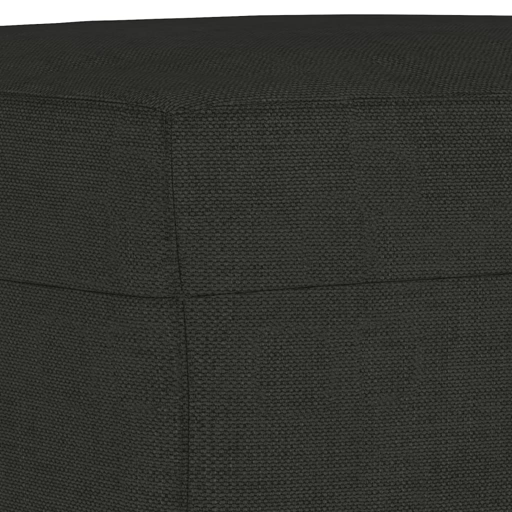 Sitzbank Schwarz 70x35x41 cm Stoff