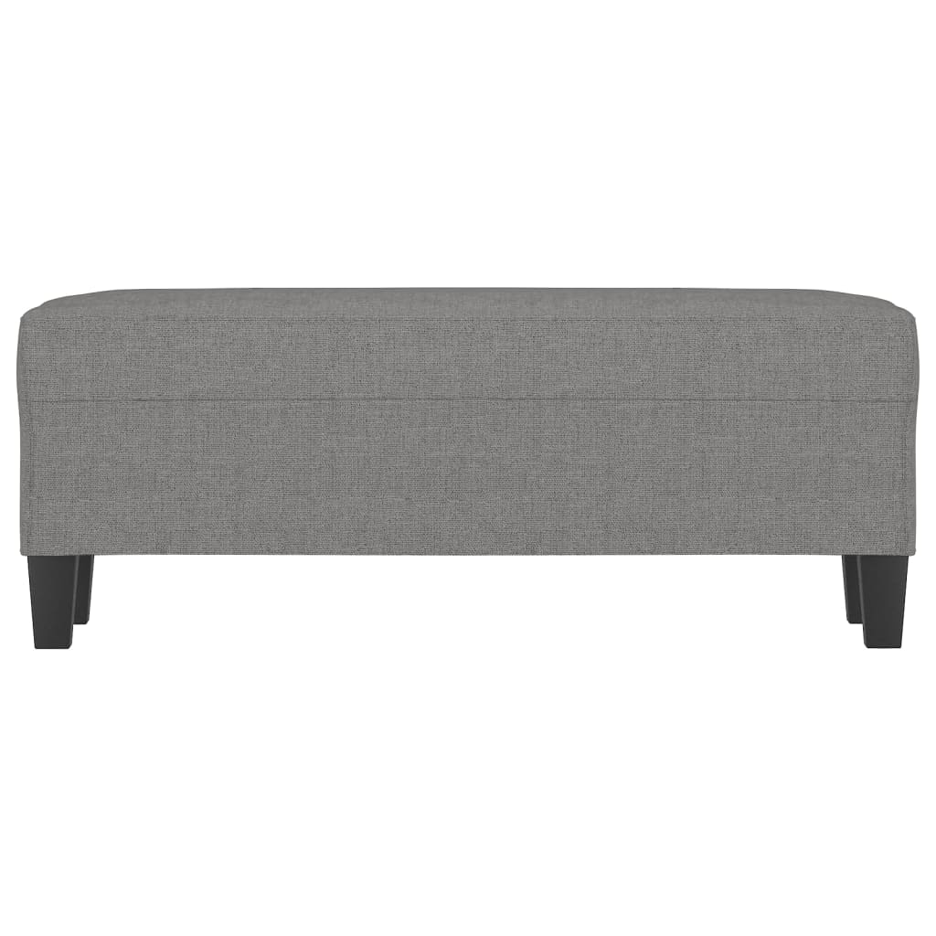 Sitzbank Dunkelgrau 100x35x41 cm Stoff
