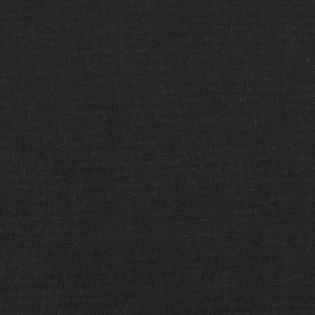 Zierkissen 2 Stk. Schwarz 40x40 cm Stoff