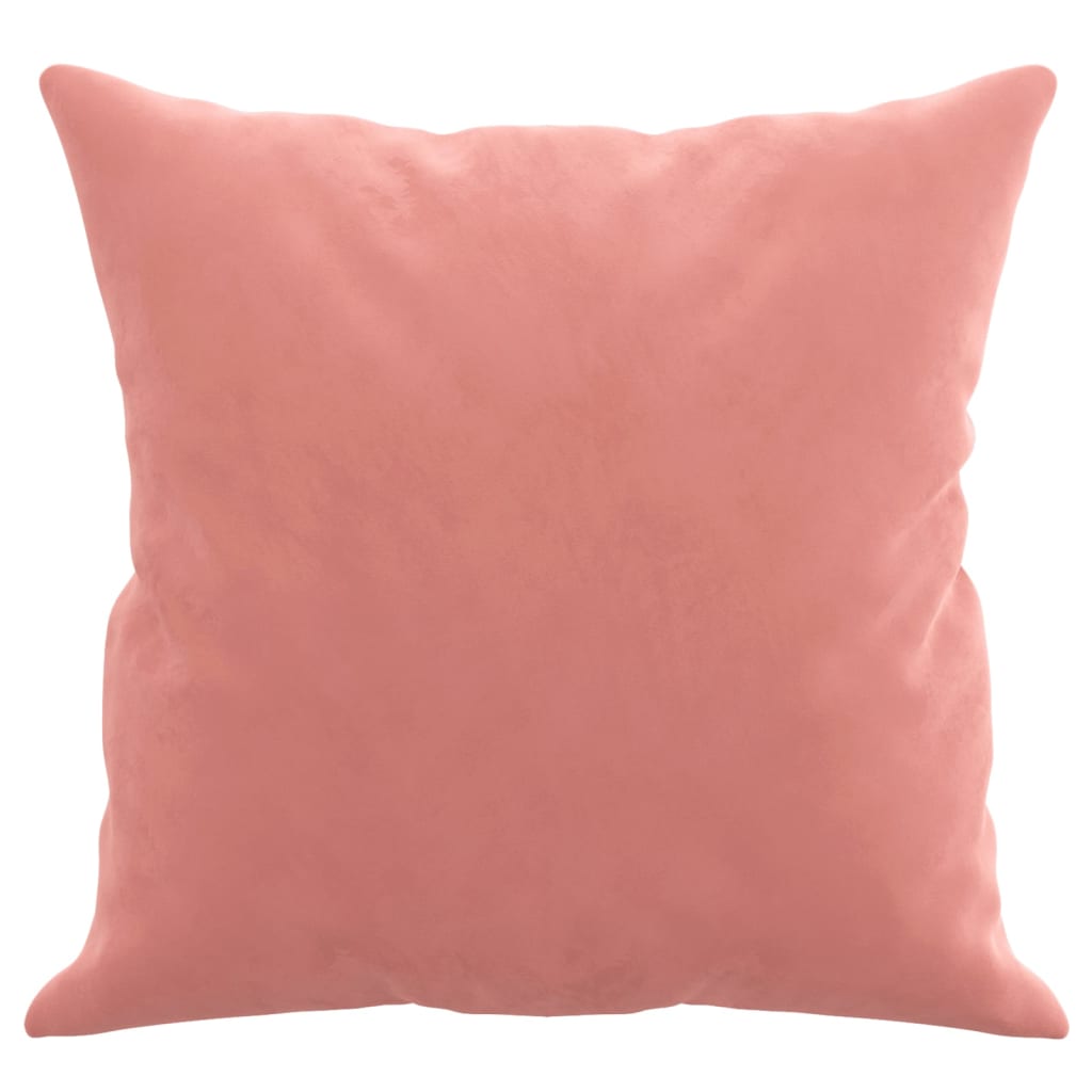 Zierkissen 2 Stk. Rosa 40x40 cm Samt