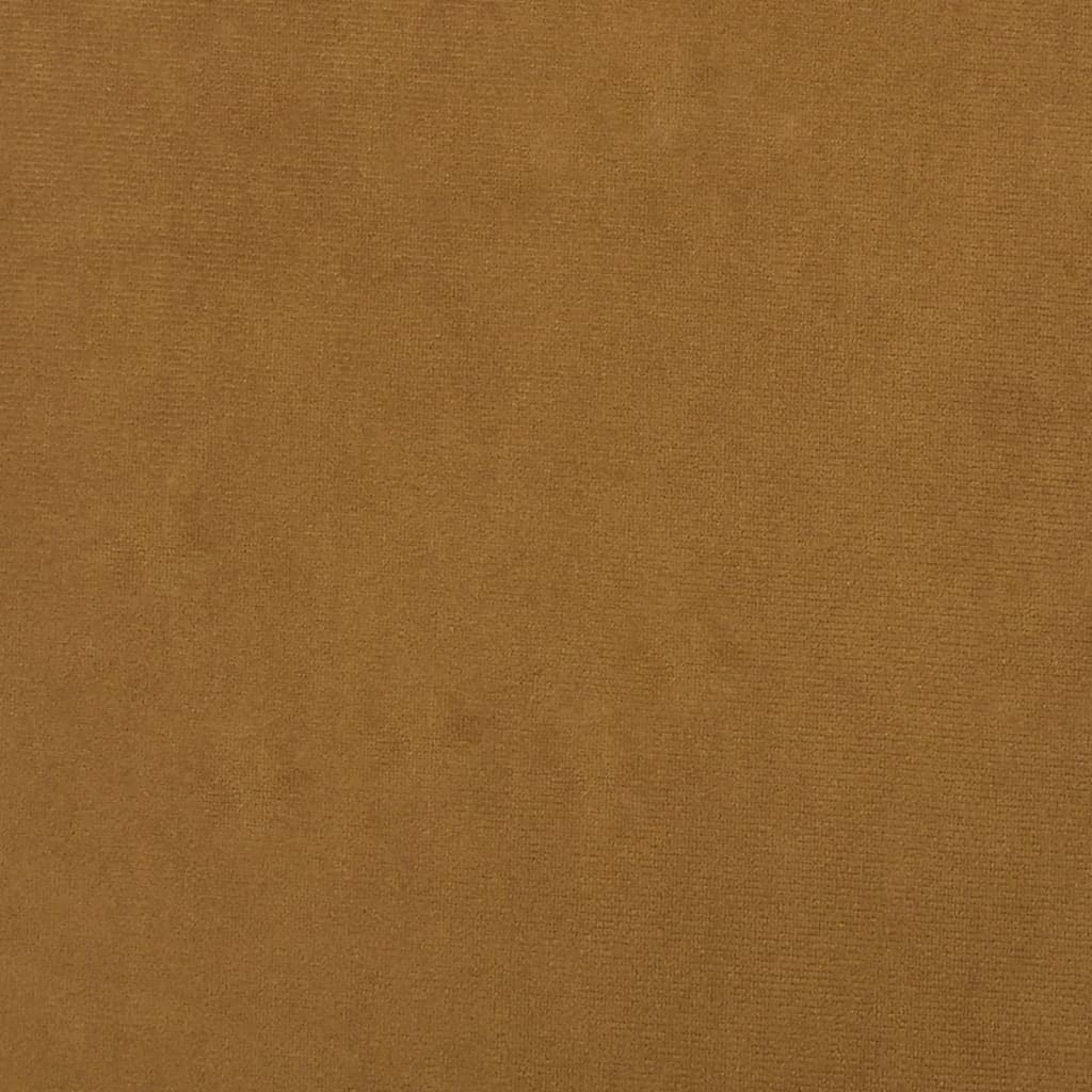 Pyntepuder 2 stk Brun 40x40 cm Fløjl