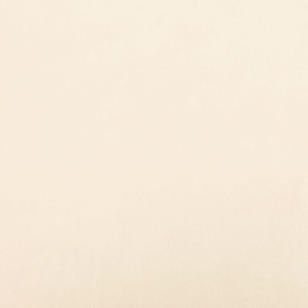 Pyntepuder 2 stk creme 40x40 cm fløjl