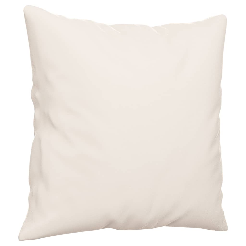 Pyntepuder 2 stk beige 40x40 cm mikrofiberstof