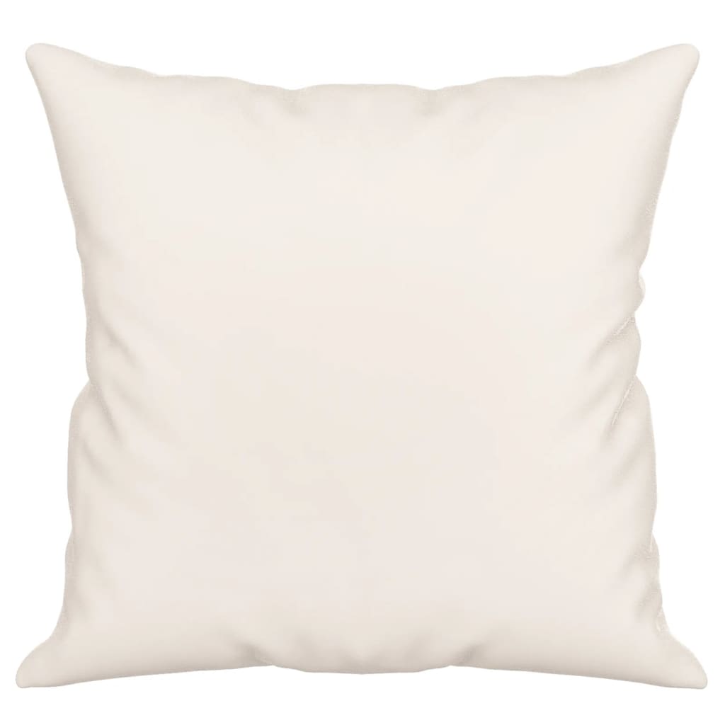 Pyntepuder 2 stk beige 40x40 cm mikrofiberstof