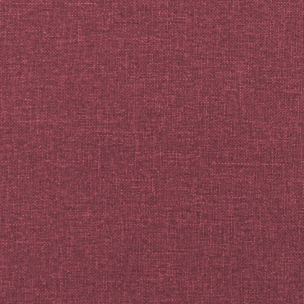 Zierkissen 2 Stk. Weinrot Ø15x50 cm Stoff