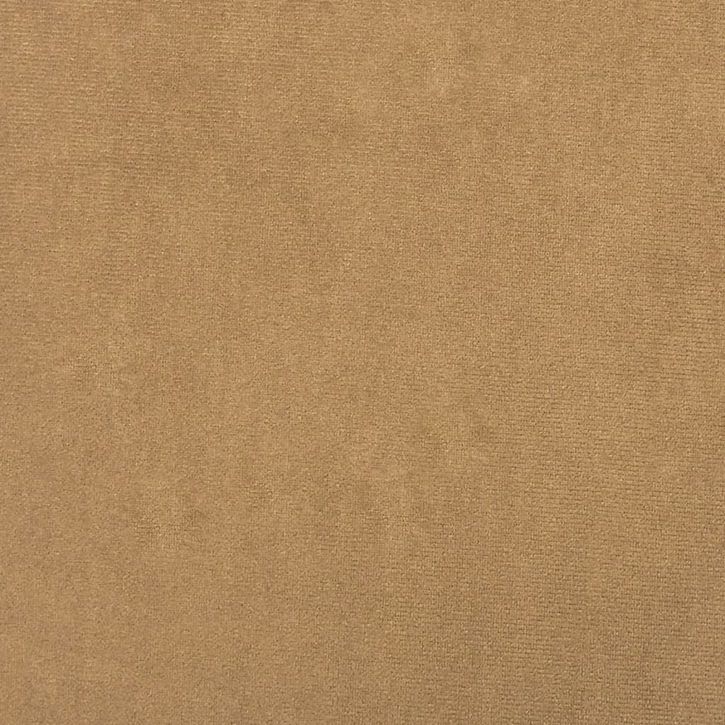 Pyntepuder 2 stk brun Ø15x50 cm fløjl