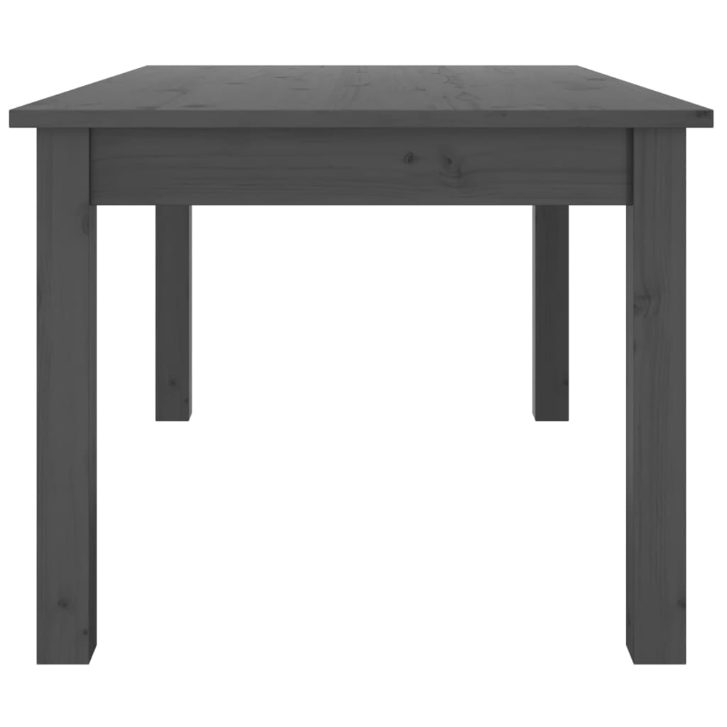 Sofabord Grå 80x50x40 cm Massiv Fyr