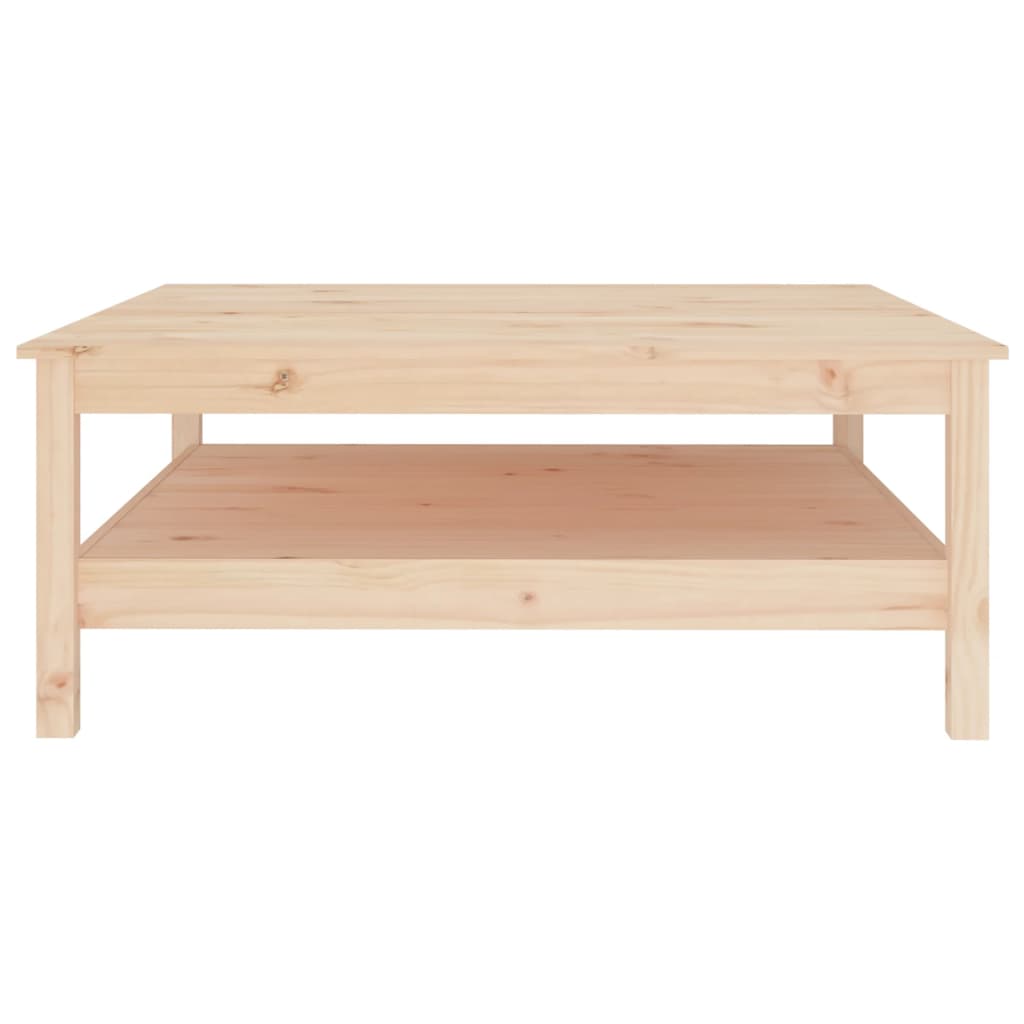 Sofabord 100x100x40 cm massivt fyrretræ
