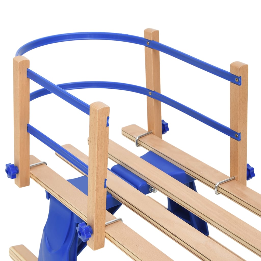 Ryglæn til Sledge Blue Plywood