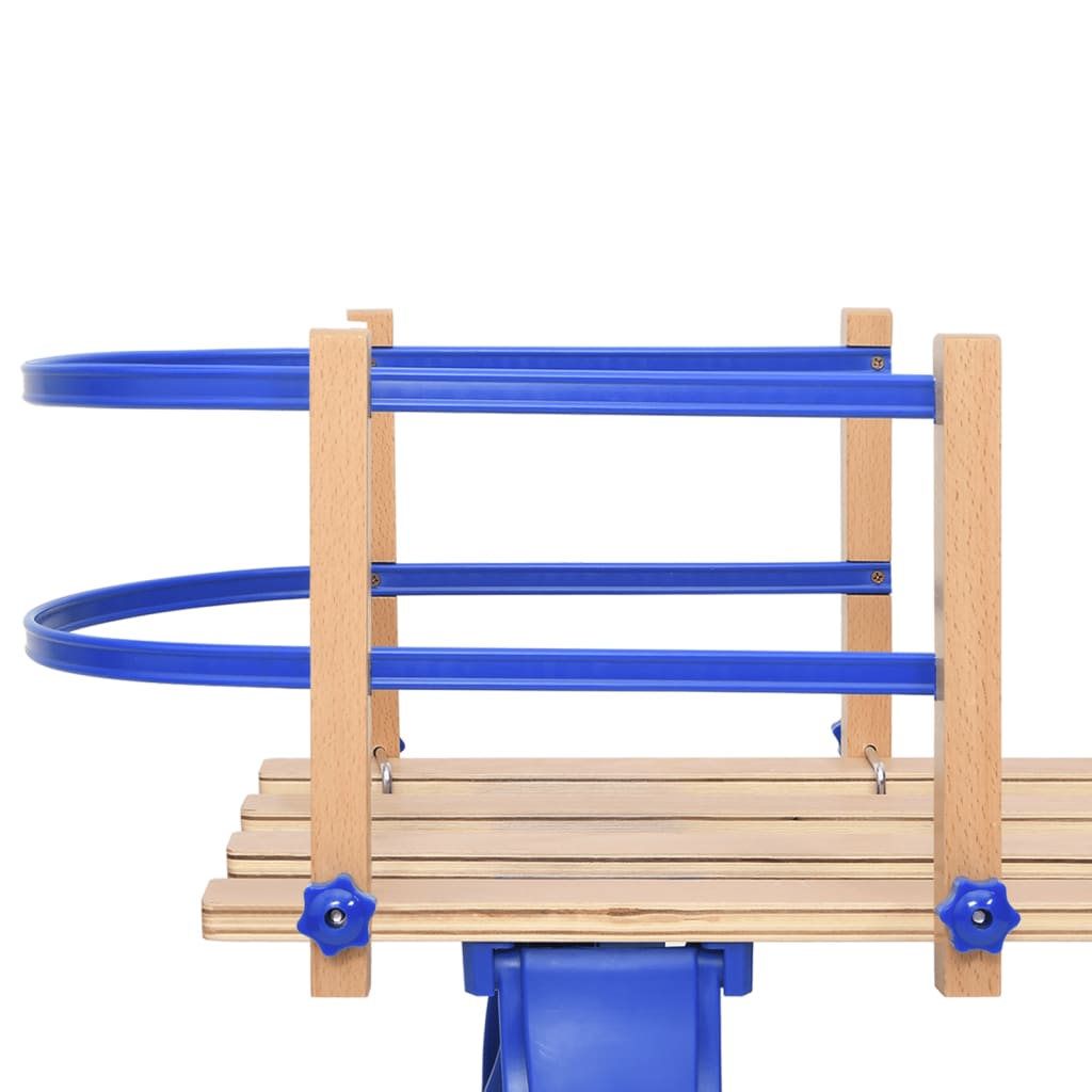 Ryglæn til Sledge Blue Plywood
