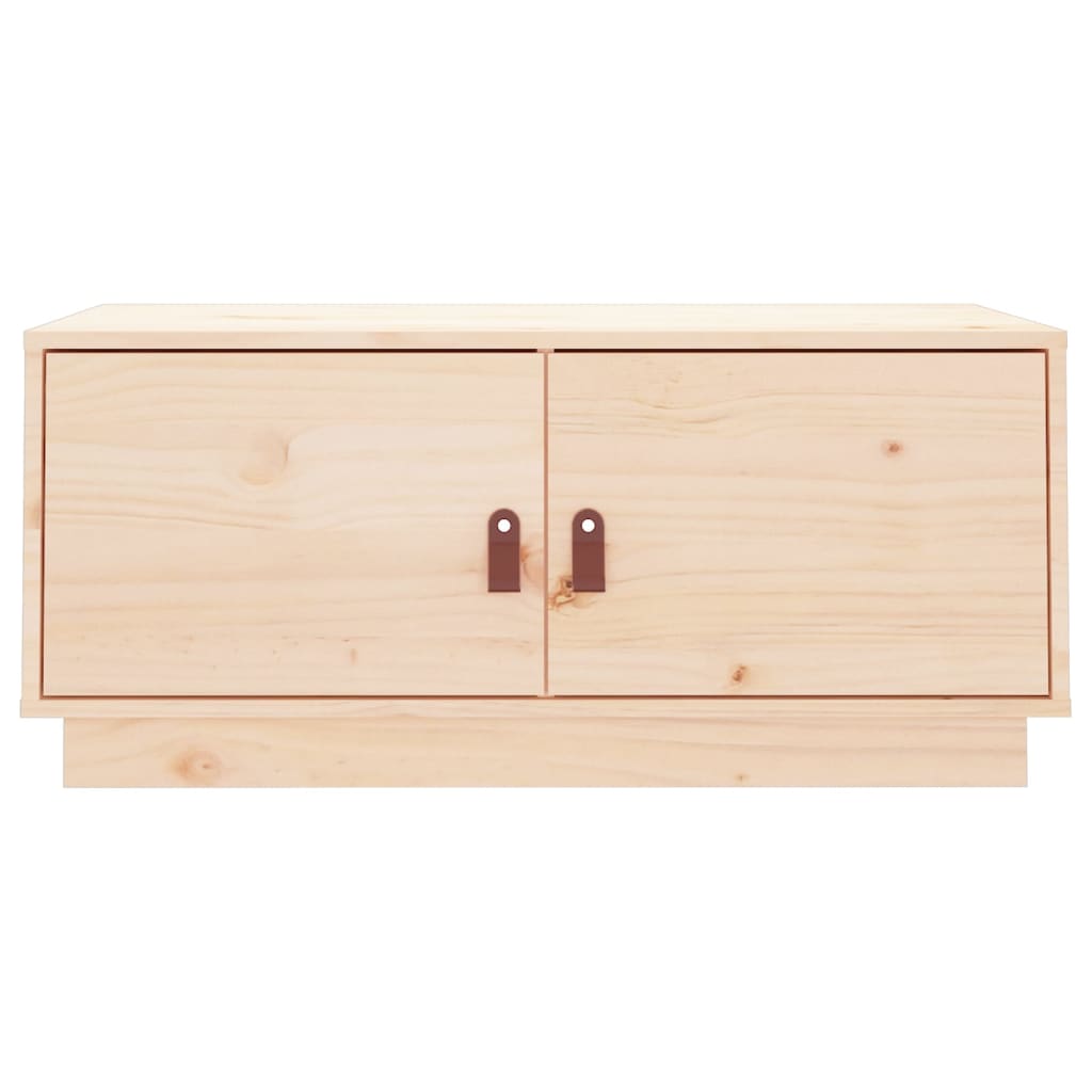 Sofabord 80x50x35 cm massivt fyrretræ