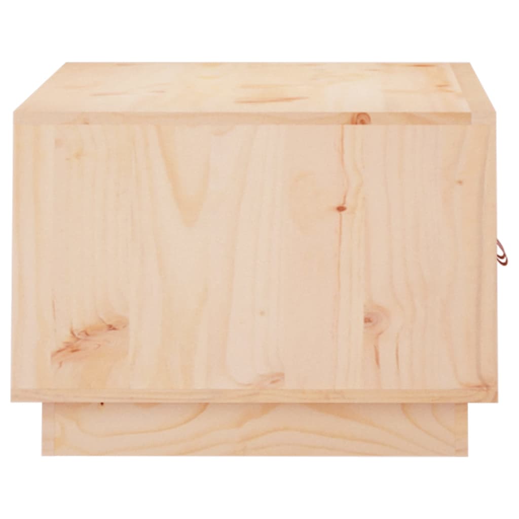 Sofabord 80x50x35 cm massivt fyrretræ