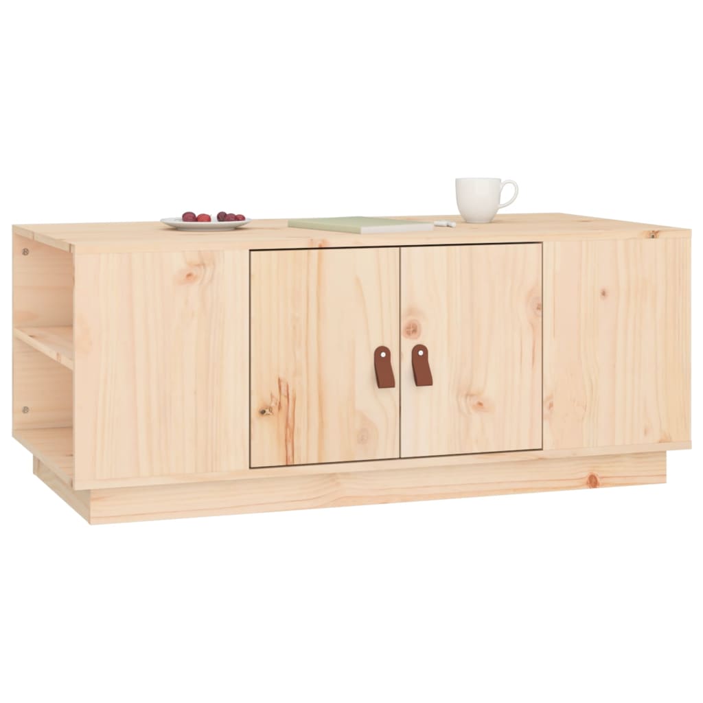 Sofabord 100x50x41 cm massivt fyrretræ