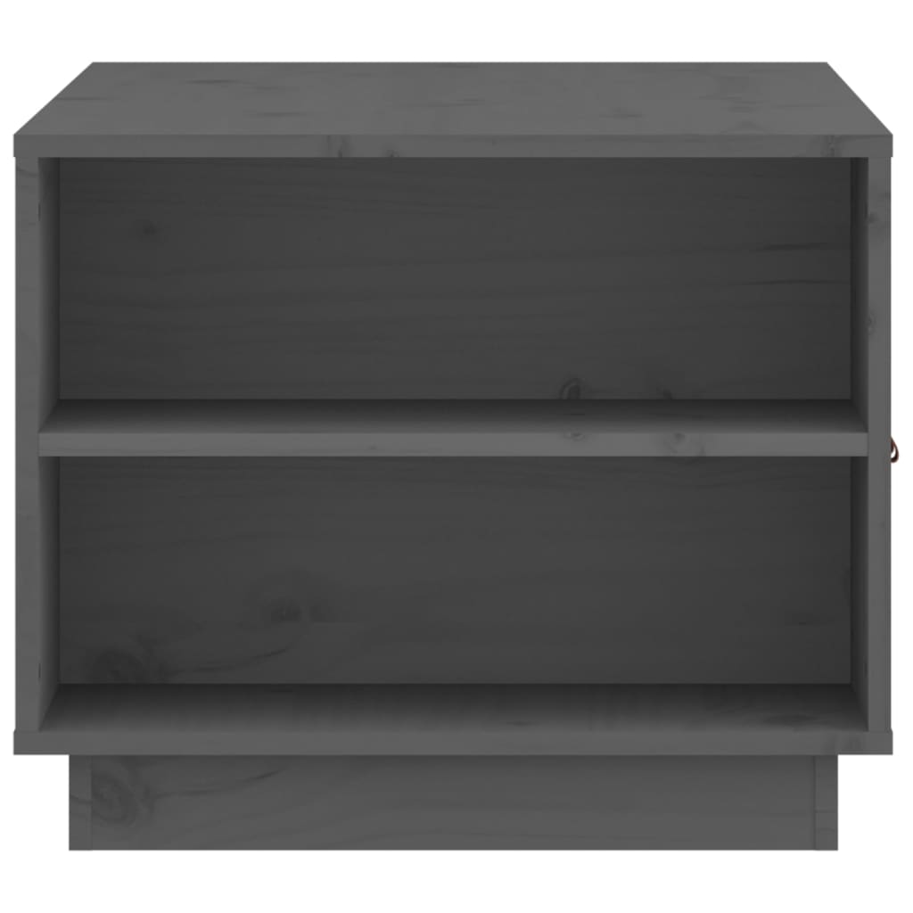 Sofabord Grå 100x50x41 cm Massiv Fyr