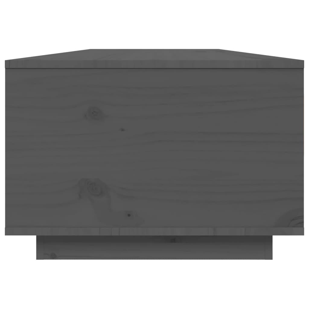 Sofabord Grå 80x50x35,5 cm Massiv Fyr