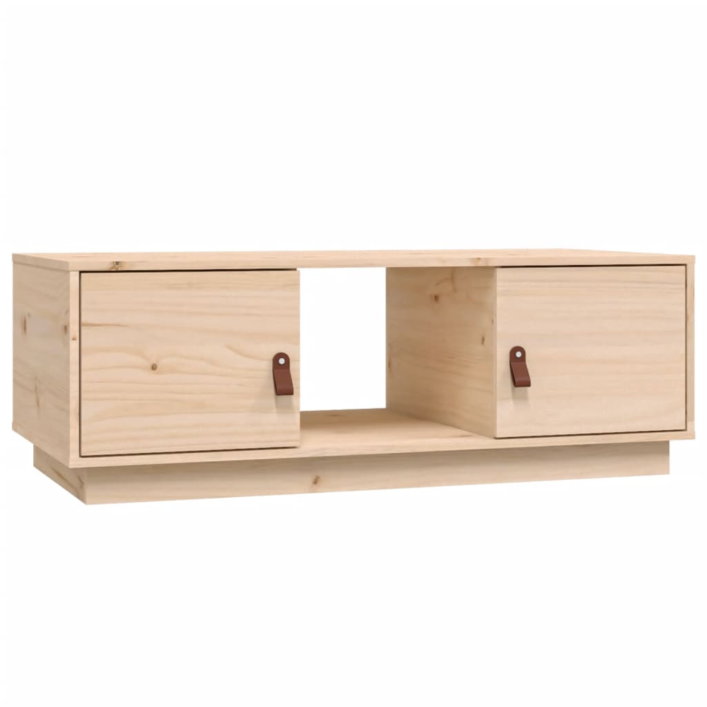 Sofabord 100x50x35 cm massivt fyrretræ