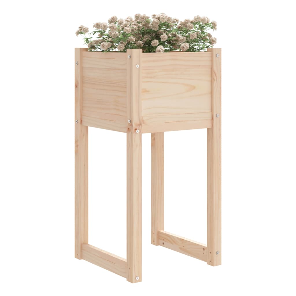 Plantekrukker 2 stk 40x40x81 cm massivt fyrretræ
