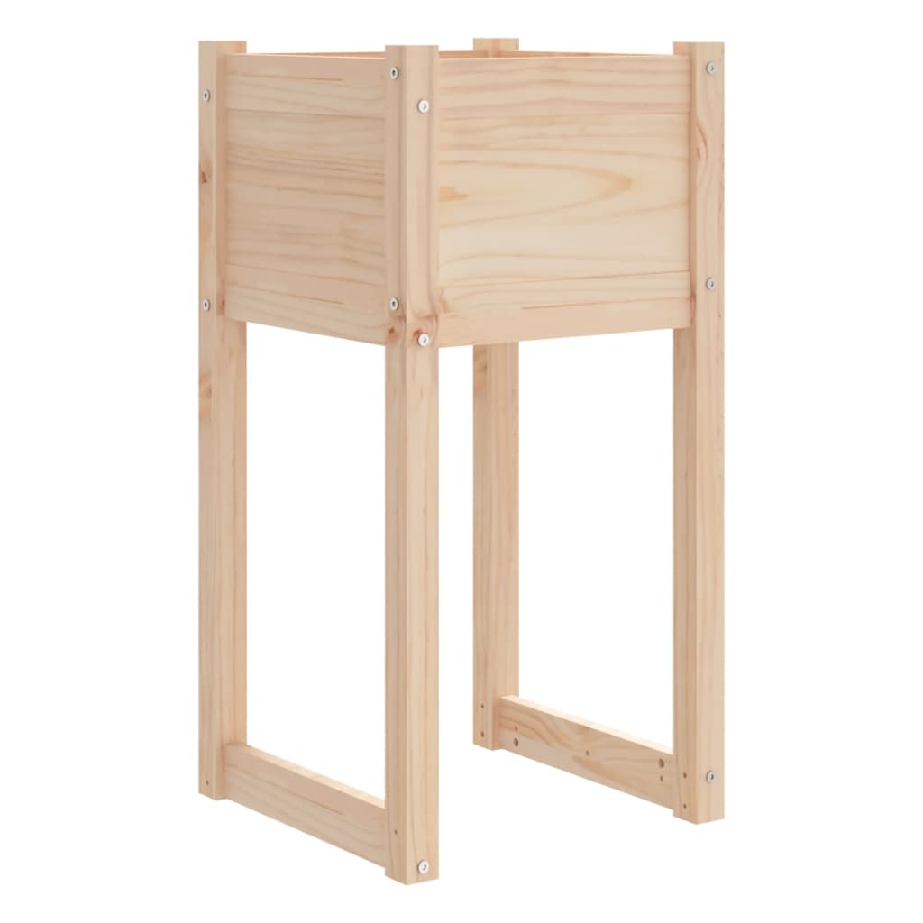 Plantekrukker 2 stk 40x40x81 cm massivt fyrretræ