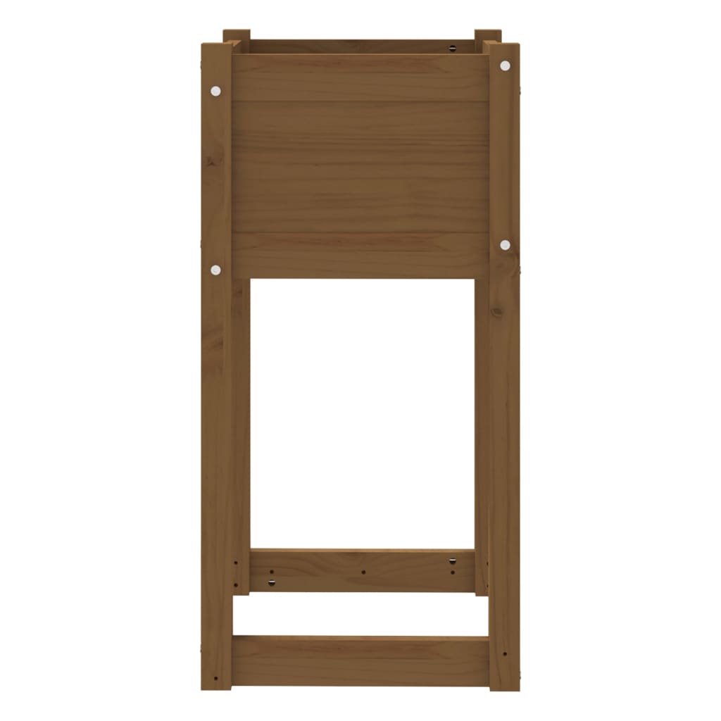 Plantekrukke honningbrun 40x40x81 cm massivt fyrretræ