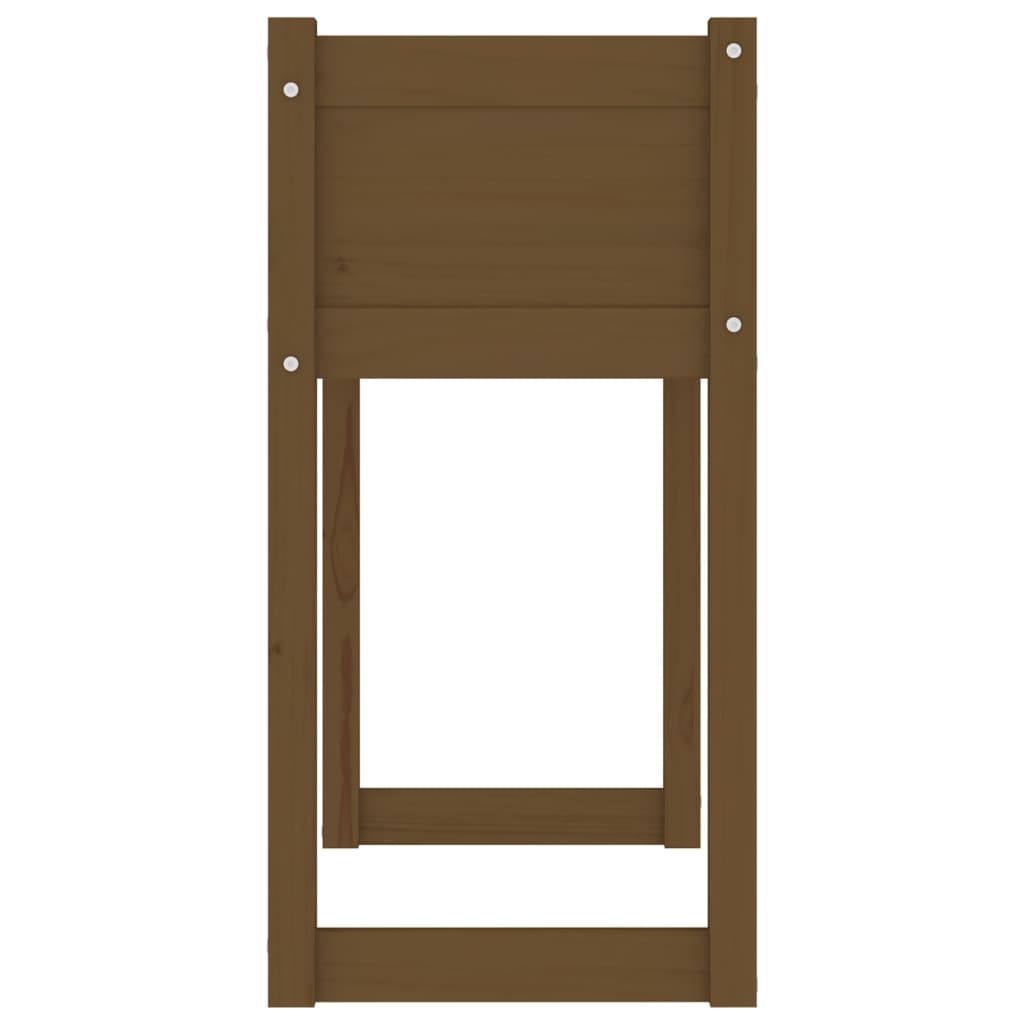 Plantekrukke honningbrun 78x40x81 cm massivt fyrretræ