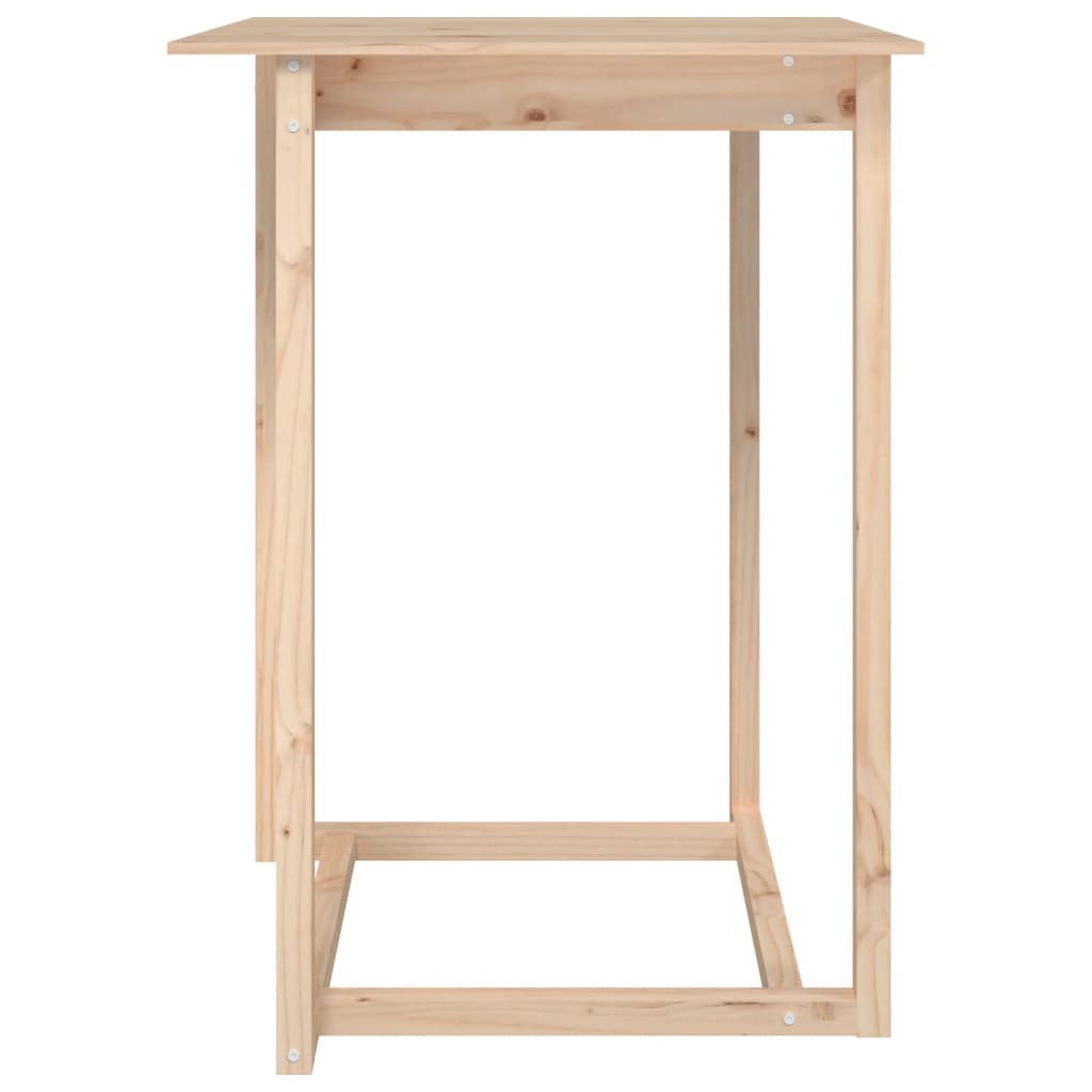 Barbord 80x80x110 cm massivt fyrretræ