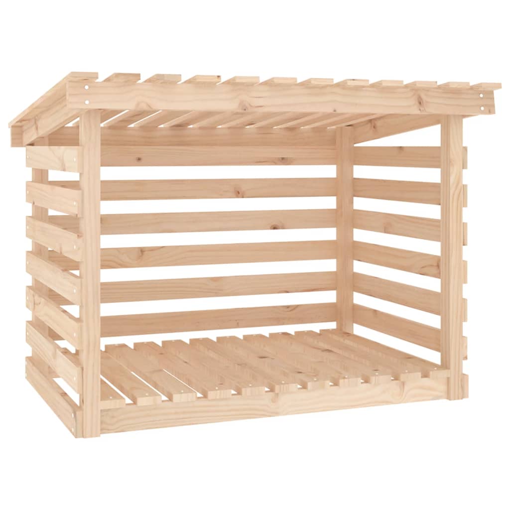 Brændestativ 108x73x79 cm massiv fyrretræ