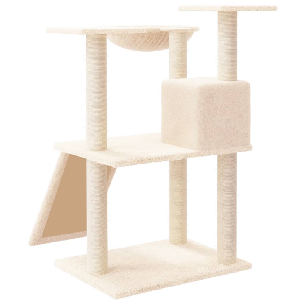 Kradsestolpe med sisal kradsestolpe creme 83 cm