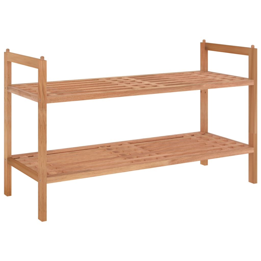 Skoreol 69x27x41 cm massivt valnøddetræ