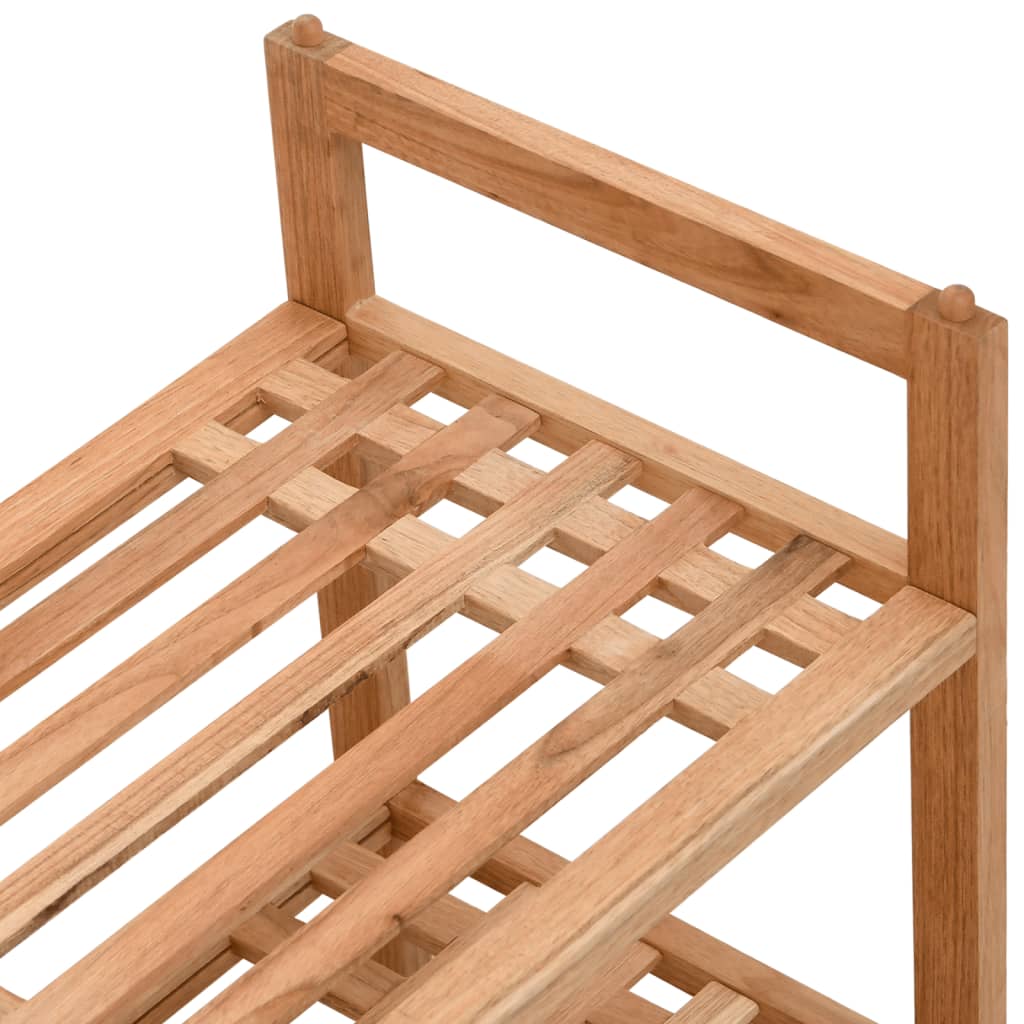 Skoreol 69x27x41 cm massivt valnøddetræ
