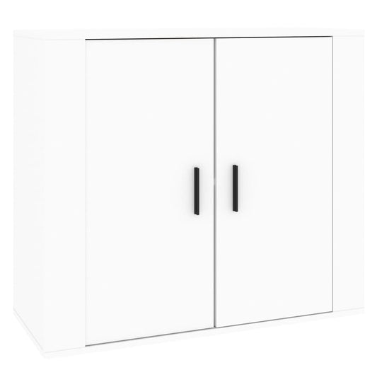 Sideboard Weiß 80x33x70 cm Holzwerkstoff