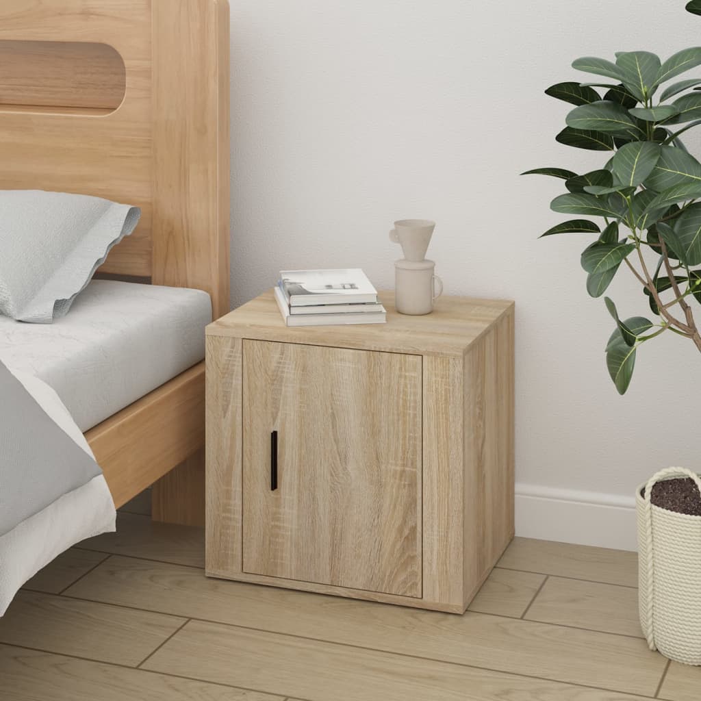 Sengeborde 2 stk Sonoma eg 50x39x47 cm