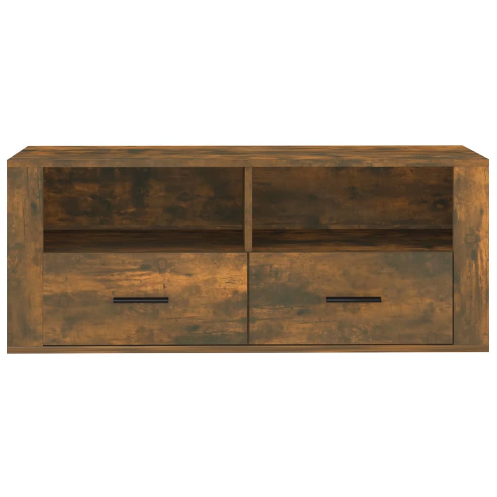 TV-møbel røget eg 100x35x40 cm træmateriale