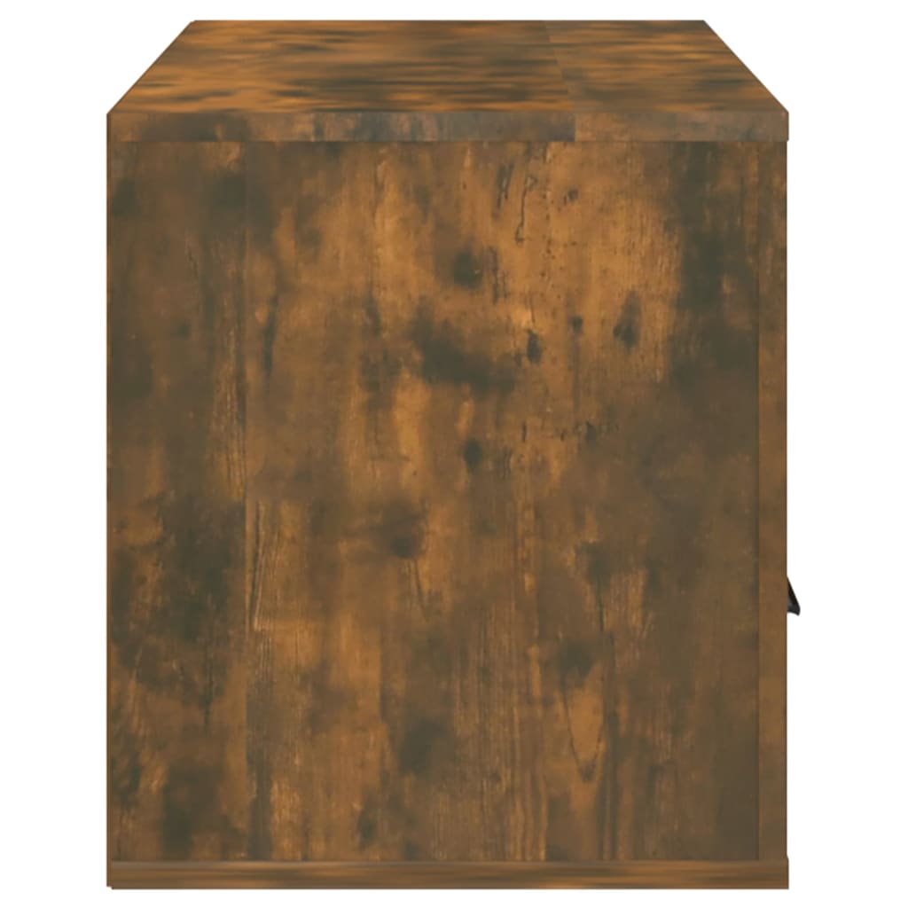 TV-møbel røget eg 100x35x40 cm træmateriale
