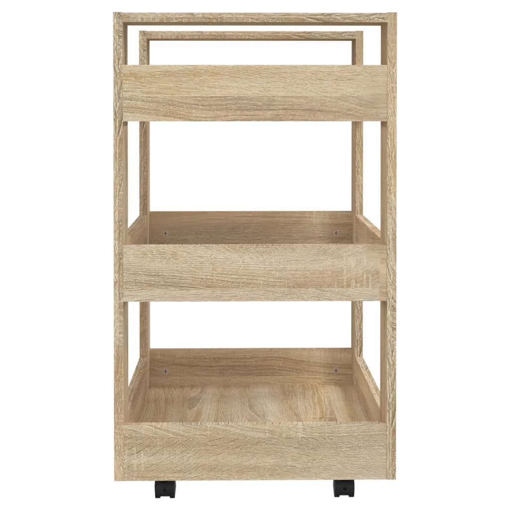 Køkkenvogn Sonoma eg 60x45x80 cm træmateriale