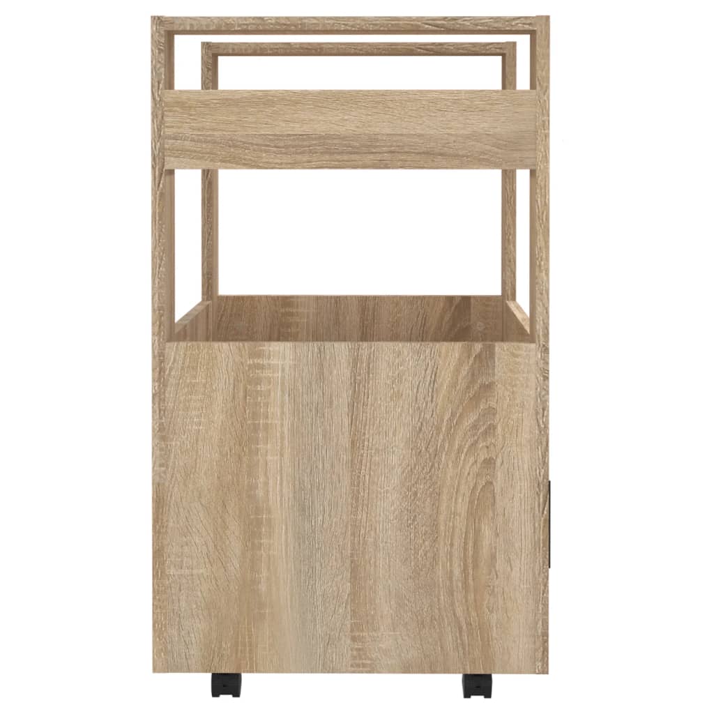 Køkkenvogn Sonoma eg 60x45x80 cm træmateriale